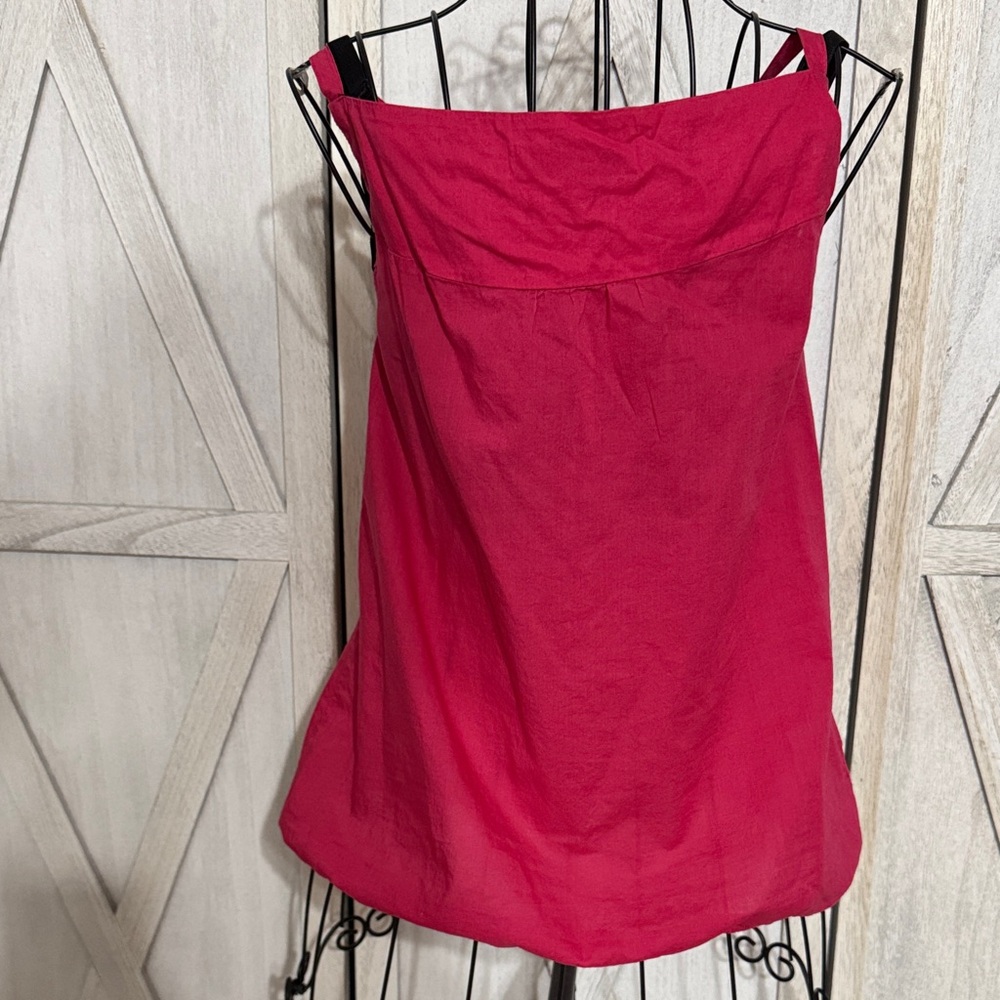 Loft Fuchsia Ruffle Camisole Size M - Picture 4 of 6